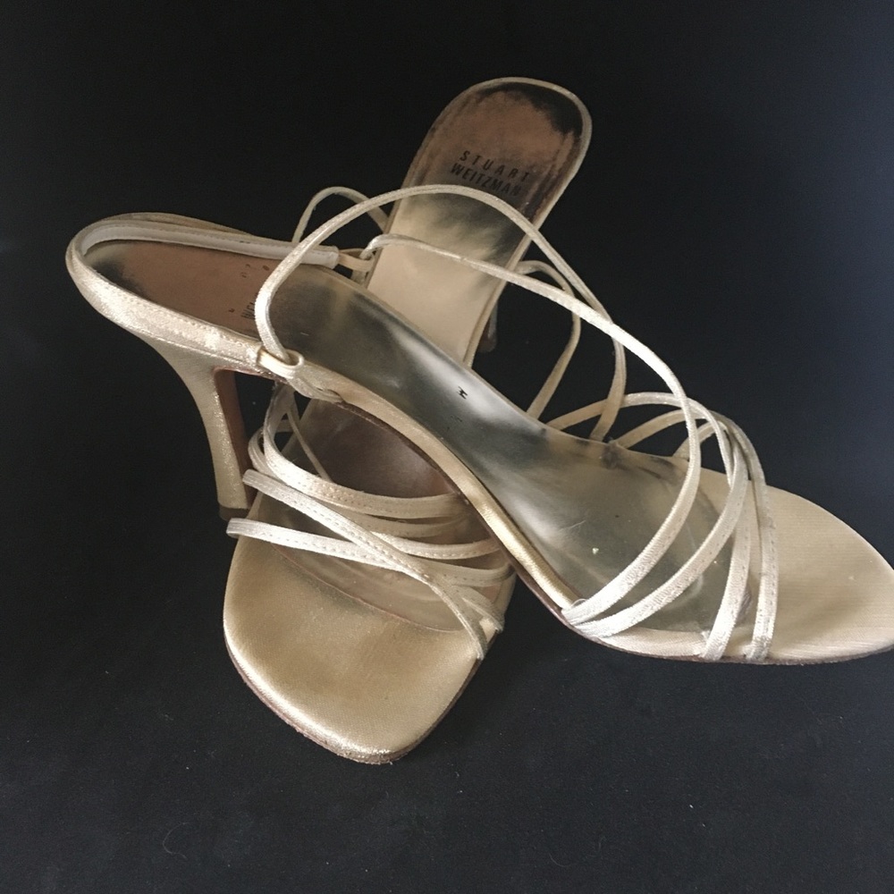 Stuart Weitzman Gold Sandals